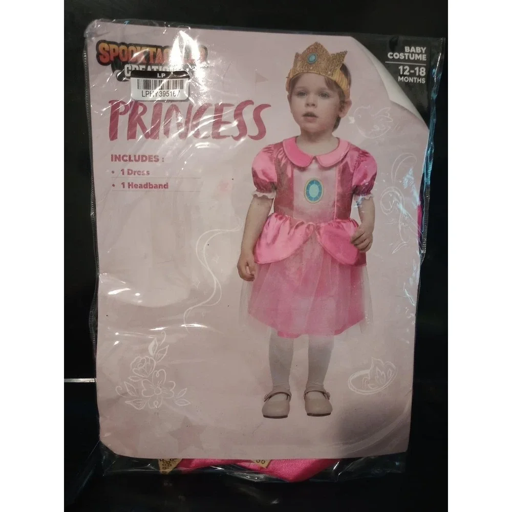 Spooktacular Creations Baby Princess Costume 12-18 Months Dress Headband